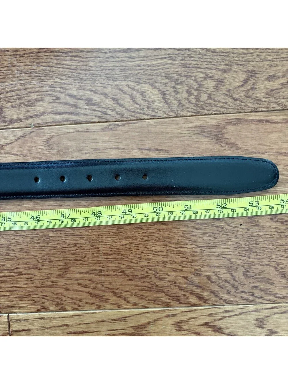 Martin Dingman Men’s 48 Genuine Coachman Leather Belt Black Made in USA